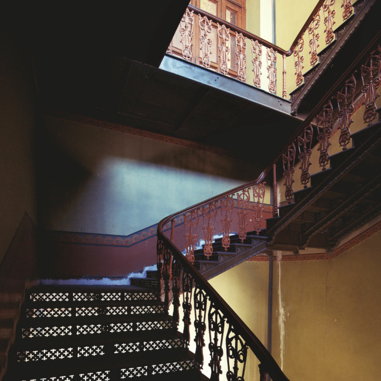 escalier en fer forgé